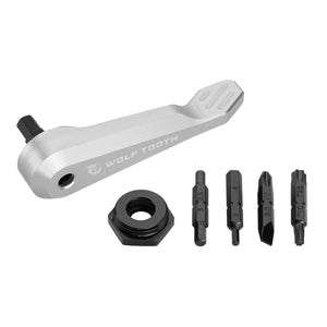 Wolf Tooth Components Axle Handle Multi-Tool Silver - The Lost Co. - Wolf Tooth - B-WQ8487 - 810006805949 - -
