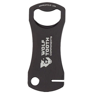 Wolf Tooth Components Bottle Opener and Rotor Truing Tool Black - The Lost Co. - Wolf Tooth - B-WQ9931 - 812719020800 - -