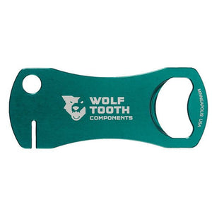 Wolf Tooth Components Bottle Opener and Rotor Truing Tool Green - The Lost Co. - Wolf Tooth - B-WQ9936 - 812719020978 - -