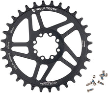 Load image into Gallery viewer, Wolf Tooth Components Chainring - Drop-Stop B - 0mm Offset - SRAM 8-Bolt Direct Mount - 32t - Round - Black - The Lost Co. - Wolf Tooth Components - CH0122 - 810006808940 - -