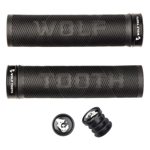 Wolf Tooth Components Echo Lock-On Grip Set - Blk/Blk - The Lost Co. - Wolf Tooth - B-WQ0800 - 810006806502 - -