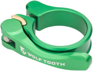 Wolf Tooth Components Quick Release Seatpost Clamp - 28.6mm Green - The Lost Co. - Wolf Tooth - ST1359 - 810006804584 - -