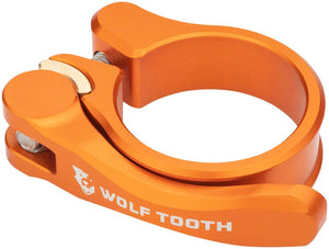 Wolf Tooth Components Quick Release Seatpost Clamp - 28.6mm Orange - The Lost Co. - Wolf Tooth - ST1356 - 810006803815 - -