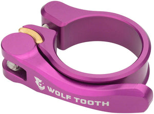 Wolf Tooth Components Quick Release Seatpost Clamp - 28.6mm Purple - The Lost Co. - Wolf Tooth - ST1357 - 810006803822 - -