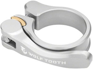 Wolf Tooth Components Quick Release Seatpost Clamp - 28.6mm Silver - The Lost Co. - Wolf Tooth - ST1360 - 810006804591 - -