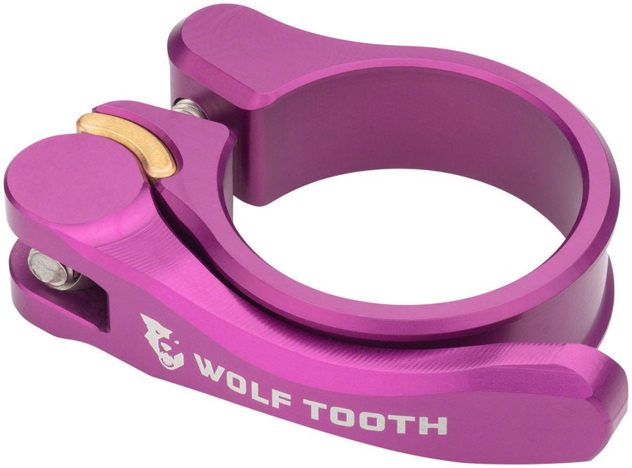 Wolf Tooth Components Quick Release Seatpost Clamp - 31.8mm Purple - The Lost Co. - Wolf Tooth - ST1374 - 810006803976 - -