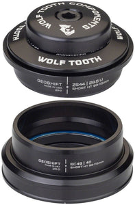 Wolf Tooth GeoShift Performance Angle Headset - 1 Deg Short ZS44/EC49 Black - The Lost Co. - Wolf Tooth Components - HD0125 - 810006804676 - -