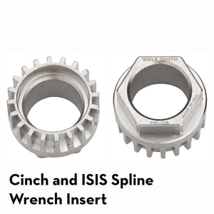Wolf Tooth Pack Wrench Insert CINCH and ISIS - The Lost Co. - Wolf Tooth - TL9600 - 812719026734 - -