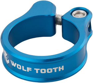 Wolf Tooth Seatpost Clamp 29.8mm Blue - The Lost Co. - Wolf Tooth - ST1703 - 810006800029 - -