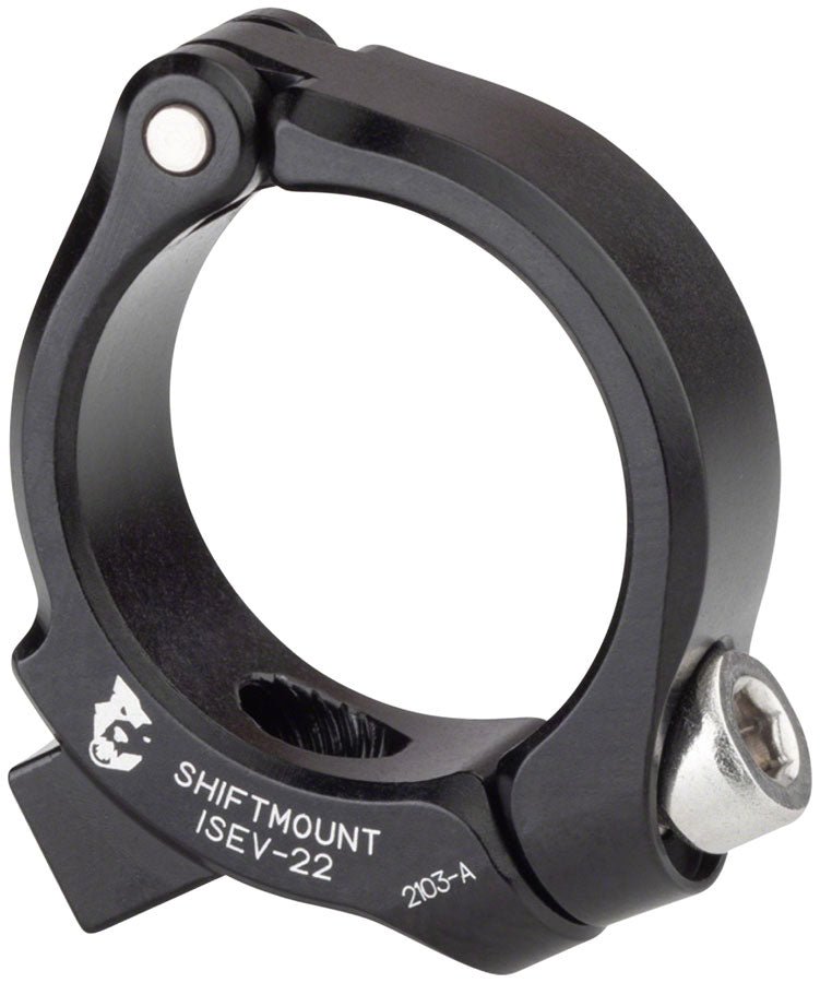 Wolf Tooth ShiftMount Clamp- I-SPEC EV Shifter to 22.2mm Handlebar Cla ...