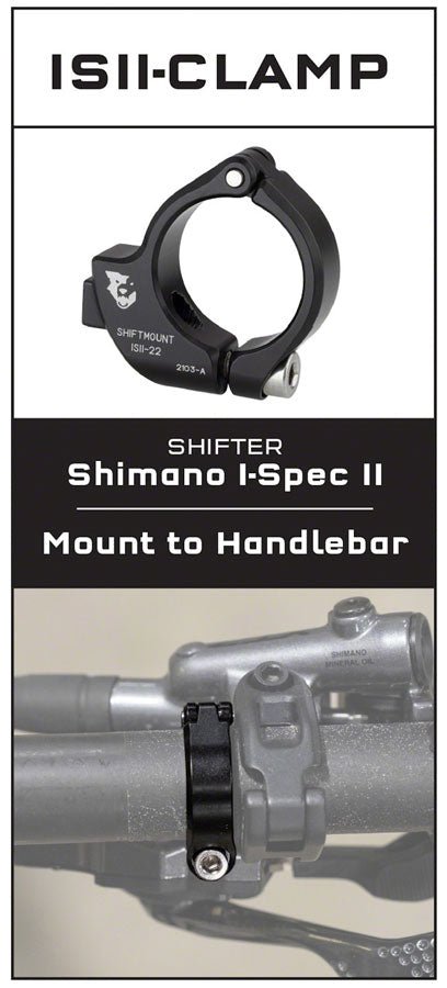Wolf Tooth ShiftMount Clamp- I-SPEC II Shifter to Handlebar