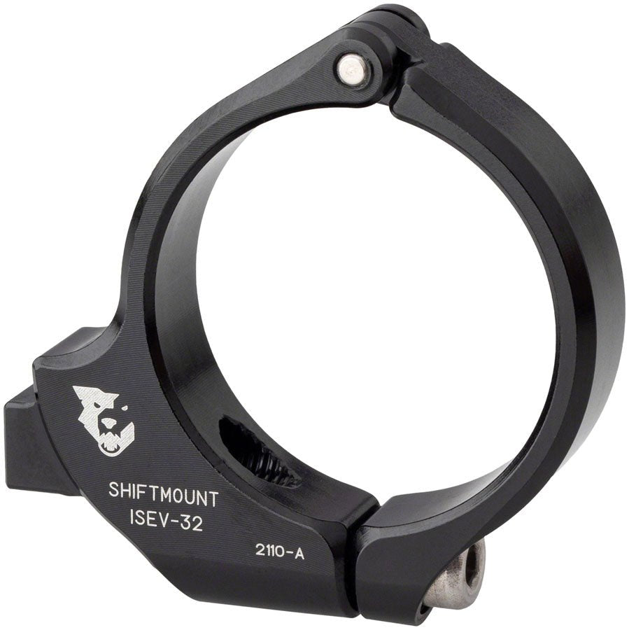 Wolf Tooth ShiftMount Drop Bar Clamp - I-Spec EV Shifter to 31.8mm