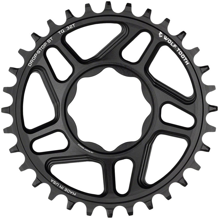 Wolf Tooth Trek TQ Direct Mount Chainring - Drop-Stop ST - 30T - Black - The Lost Co. - Wolf Tooth - CR3620 - 810006807288 - -