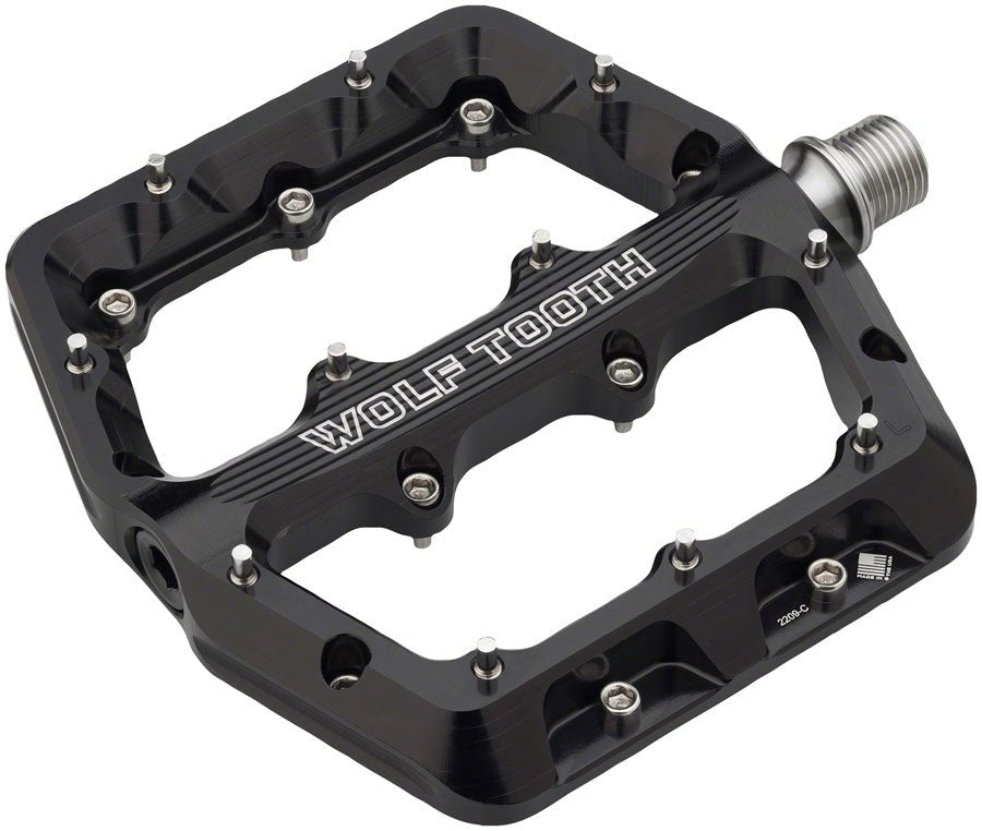 Wolf Tooth Waveform Pedals - Black Small - The Lost Co. - Wolf Tooth Components - PD0191 - 810006806854 - -